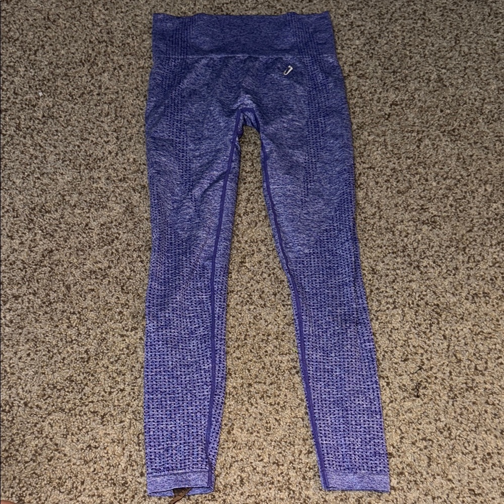 Gymshark Purple Patterned Leggings